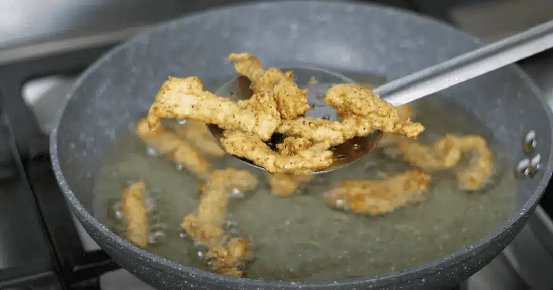 marinated chicken  strips deep fried for chicken 555